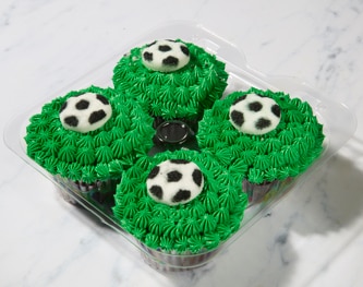 FreshDirect Soccer Cupcakes Chocolate